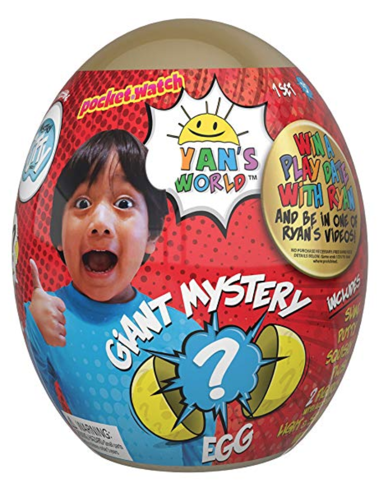 Ryan's World Giant Gold Mystery Egg