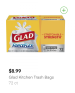 New Glad Coupon for garbage bags + deals at Tops &amp; DG