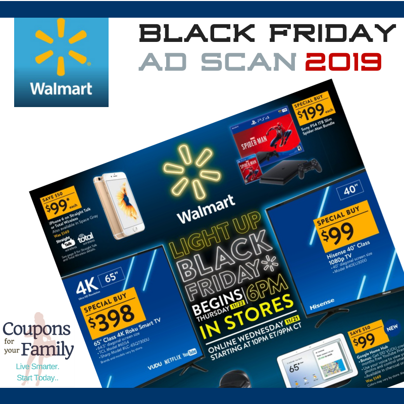 Walmart Black Friday Ad & Deals 2019: Doorbusters LIVE ONLINE NOW! - When Black Friday Deals Starts