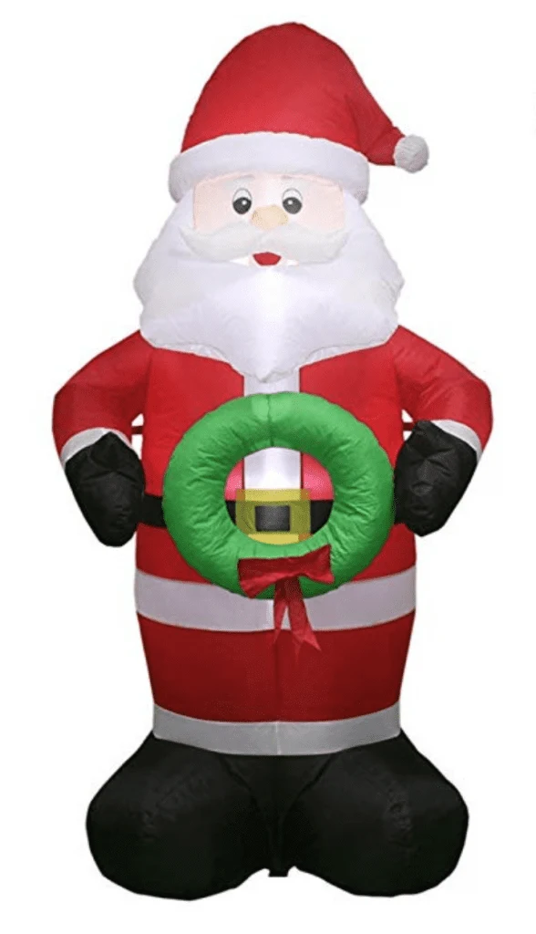 inflatable santa 5 ft