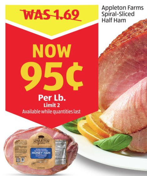 appleton farms spiral sliced ham appleton farms spiral sliced ham