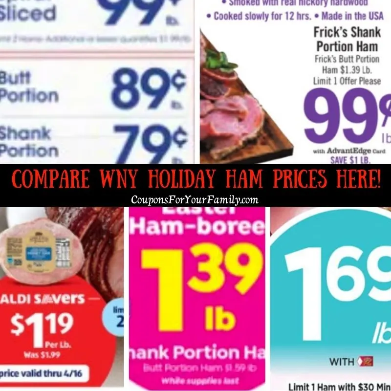 Compare WNY ham prices