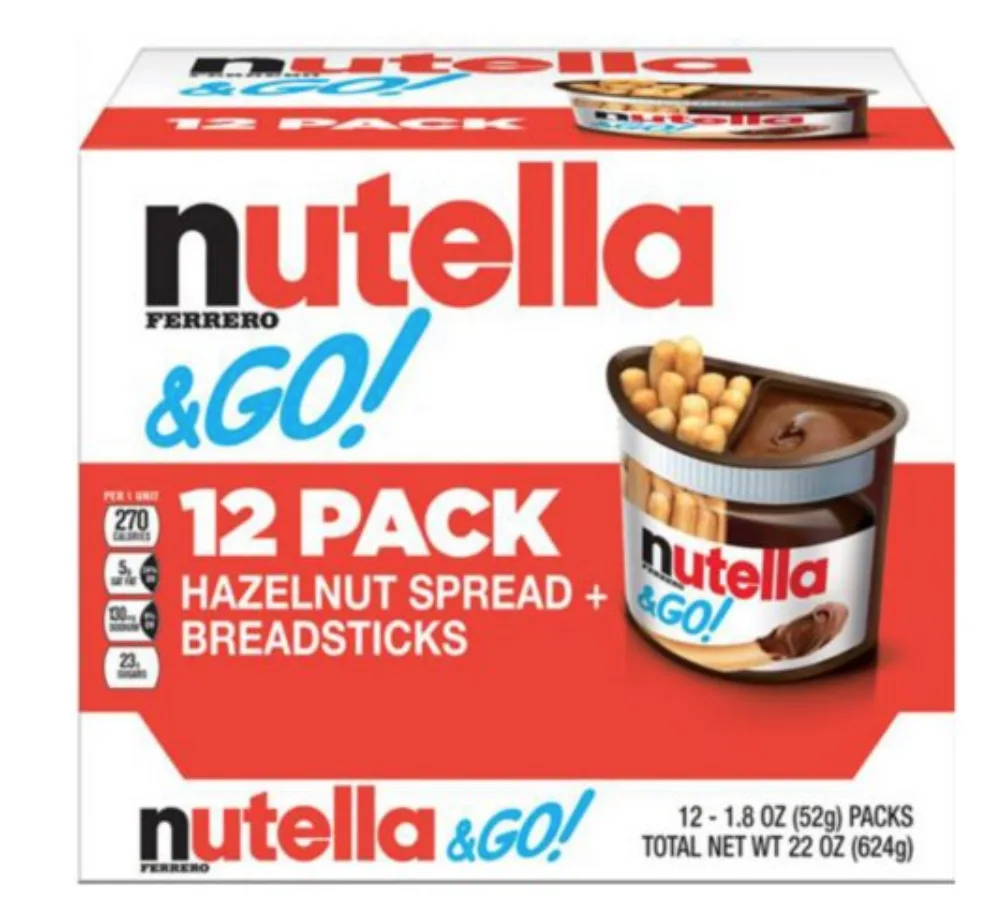 Nutella & Go Hazelnut Spread and Breadsticks