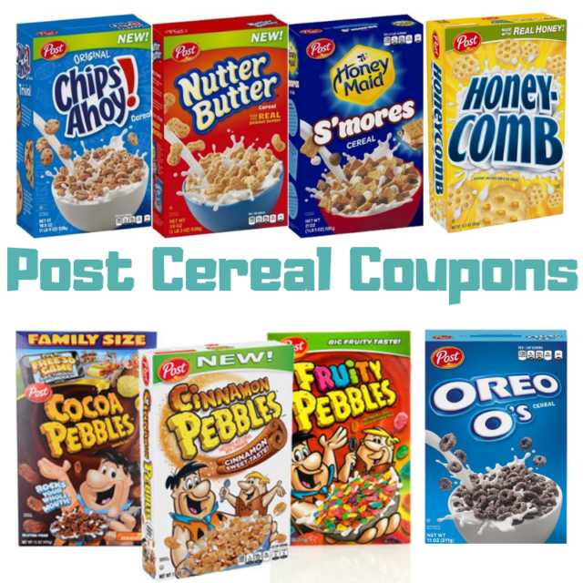 Grab cereal for Net Cost $.67 box with 5 new Post Cereal coupons at ...