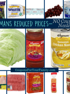 Wegmans Reduced Prices