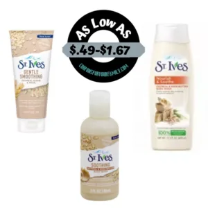 St Ives coupon Deals