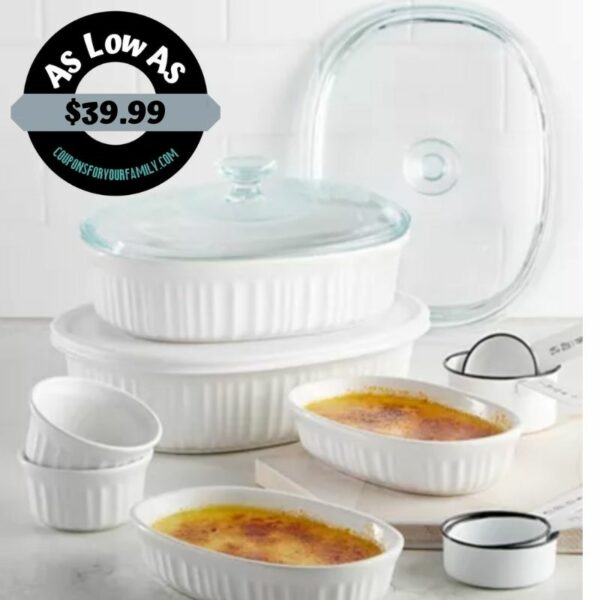 Awesome Corningware Casserole Dish Sales with coupon code at Macys