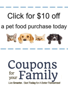Amazon $10 off Pet Food Credit!!