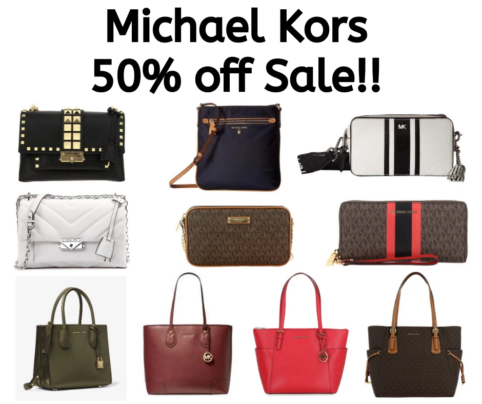 Michael Kors Bags on Sale ~HUGE LIST of 200 Purses & Totes up to 50% off!  Shop NOW!! |