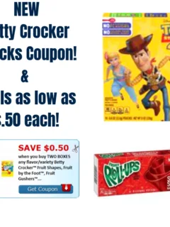 betty crocker fruit snacks coupon