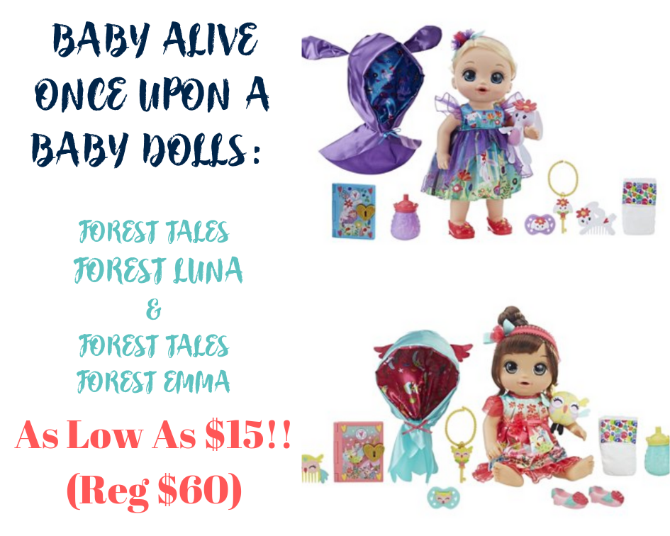 Baby Alive Once Upon a Baby_ Forest Tales Forest Luna & forest Tales forest emma