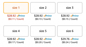 Luvs diaper Deals Sizes