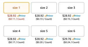 Luvs diaper Deals Sizes