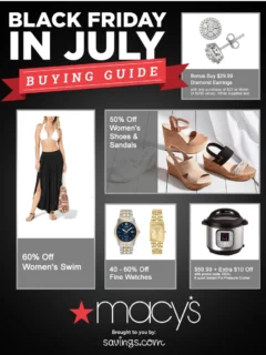 Macys Black Friday Ad Sale in July