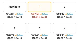 Pampers Deals Sizes