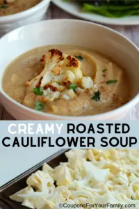 Easy, Healthy, Gluten Free Creamy Roasted Cauliflower Recipe