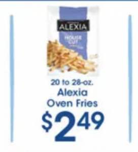 Rare Alexia Coupon and Store Deals as low as $1.38 for Alexia Fries!!