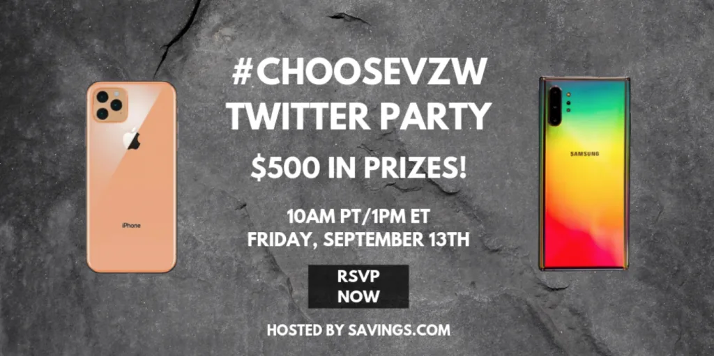 Verizon Wireless Twitter party samsung galaxy