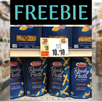 Barilla Ready Pasta Coupon makes for FREE Pasta at Tops!