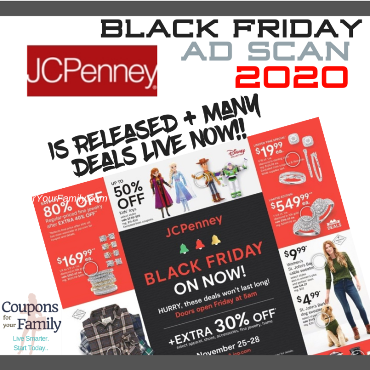 JCPenney Black Friday Ad Scan 2020 & tons of deals LIVE NOW!!! - When Do Black Friday Online Deals Begin