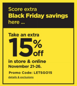 Kohls Black Friday Ads 2021 ~ Some sales LIVE NOW!