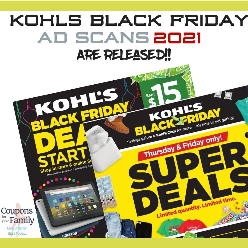Kohls Black Friday ad scan 2021