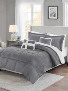 sherpa comforter set