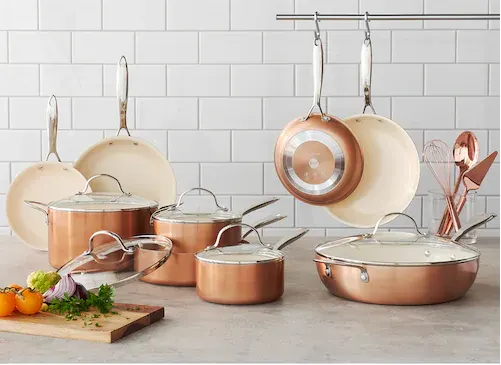 food network copper cookware