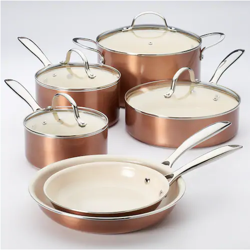 food network copper cookware