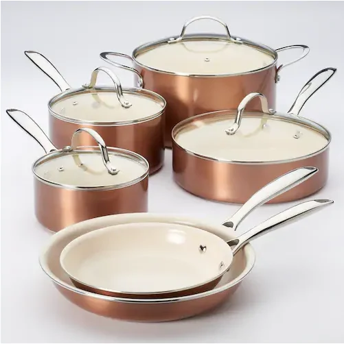 food network copper cookware