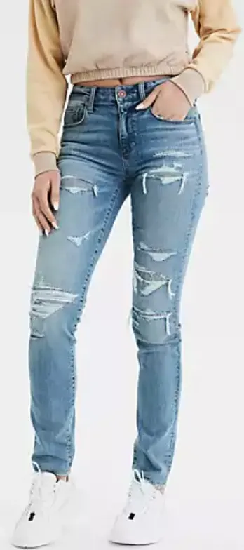 American Eagle Womens Ripped Jeans