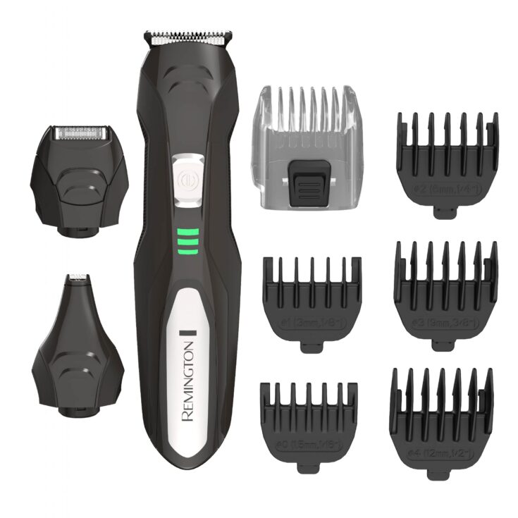 Image for Remington Lithium All-In-One Men's Grooming Kit, Black/Silver, PG6027 - Walmart.com