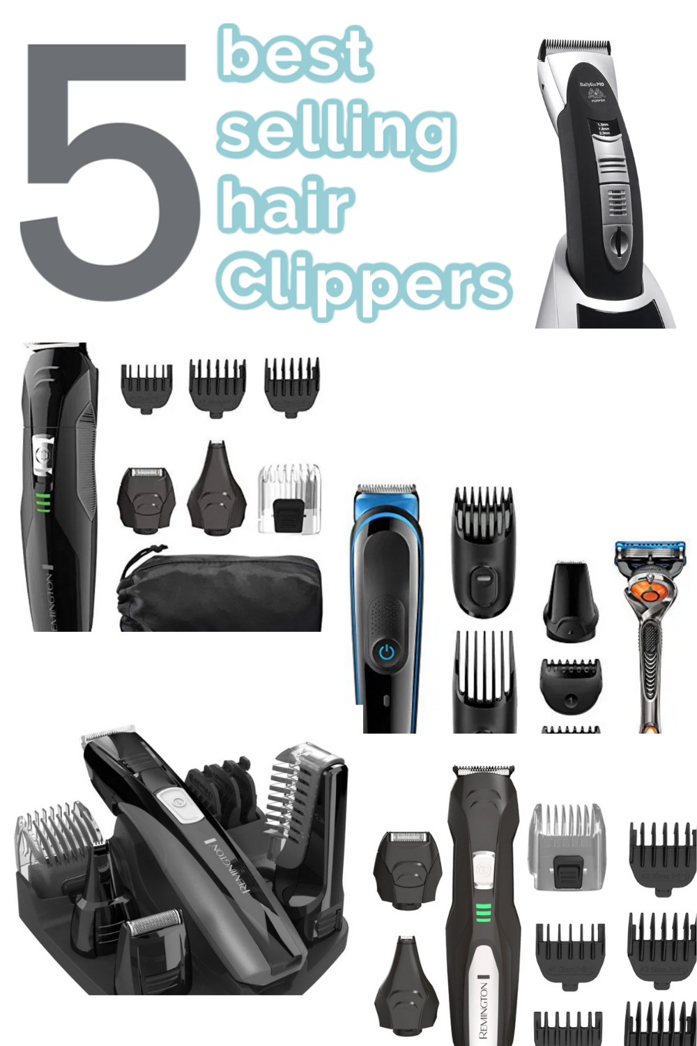 5 Best Selling Mens Professional Hair Clippers