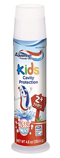 aquafresh kids toothpaste