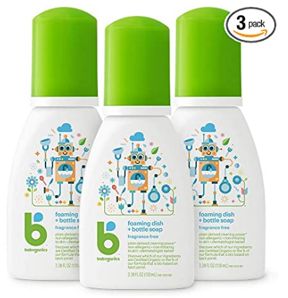 babyganics foaming dish soap