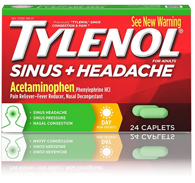 tylenol sinus + headache caplets