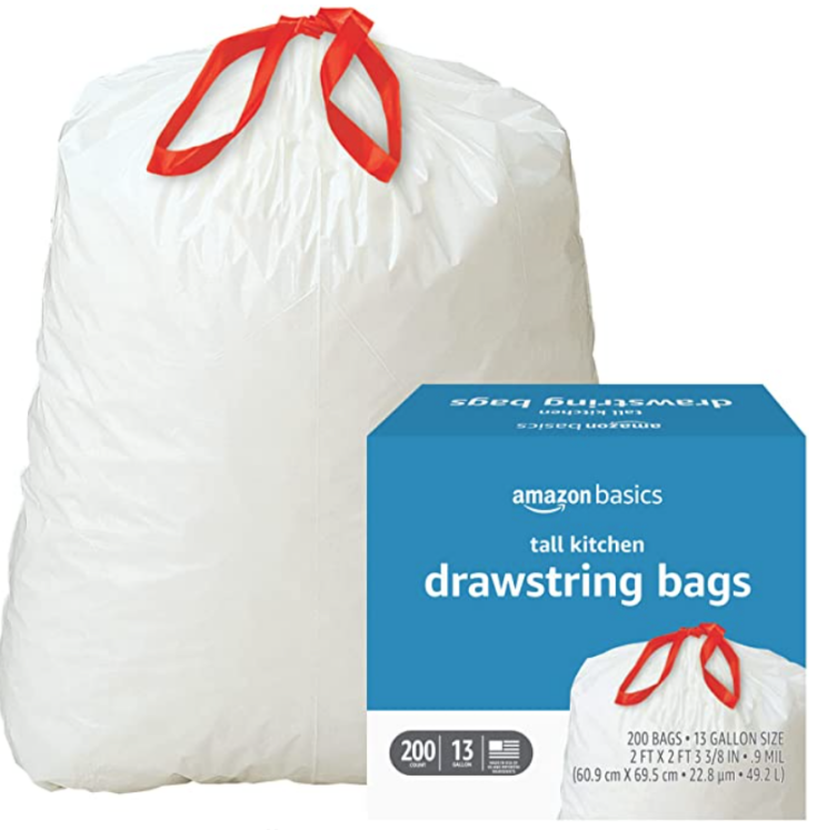 Amazon 13 gallon garbage bags online for as low as .11 each!