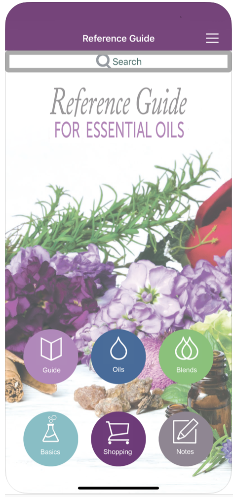 Reference guide for essential oils