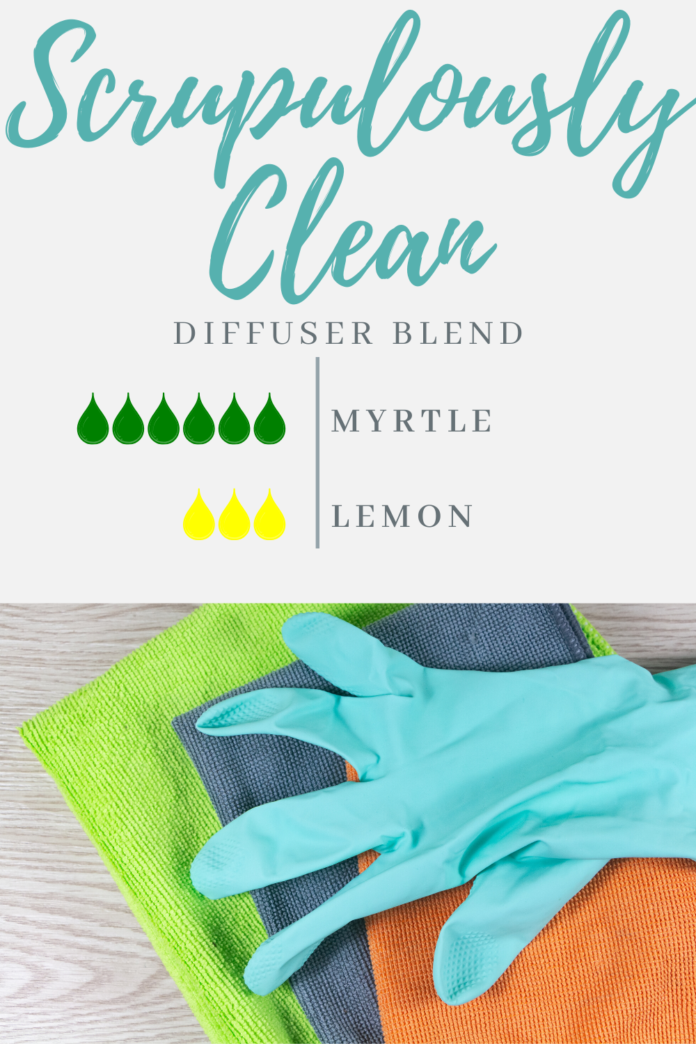 Scrupulously Clean Lemon & Myrtle Diffuser Blend