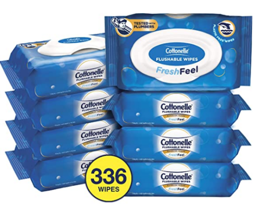 Cottonelle Wet Wipes, 8 pk IN STOCK NOW