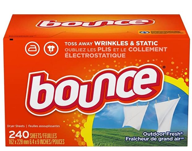 bounce fabric softener sheets