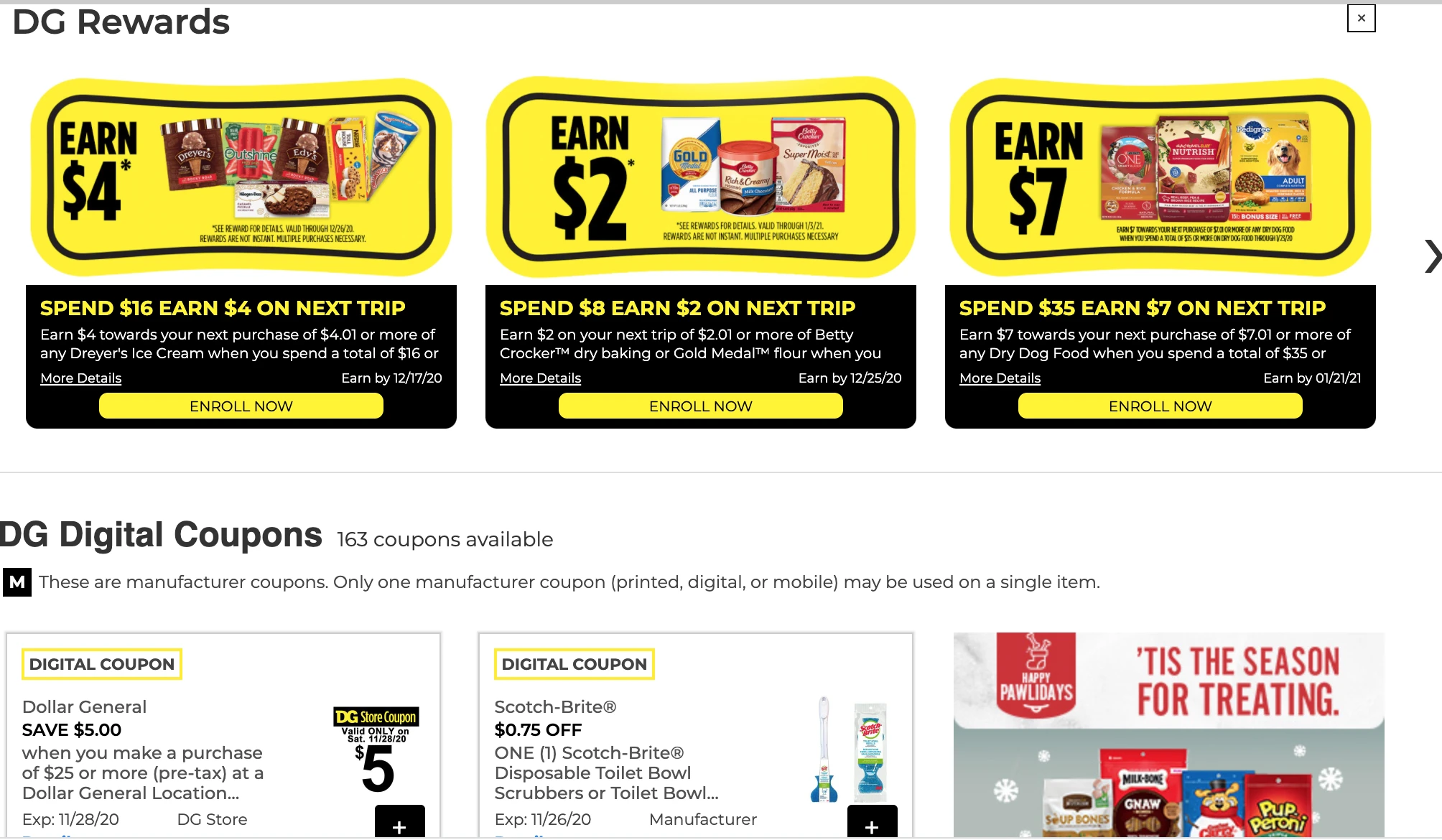 Dollar General digital Coupons and hours