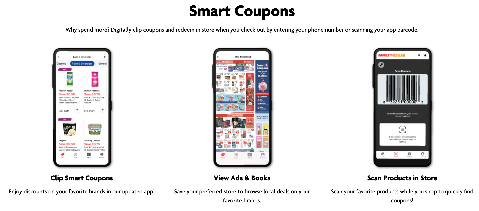 Family Dollar Smart coupons