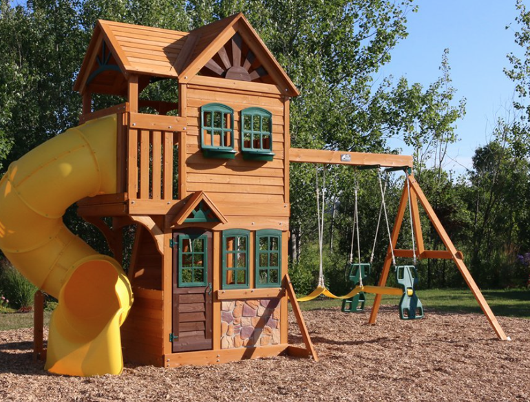 Boulder Station Swing slide Set