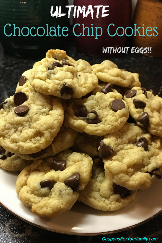 Chocolate Chip cookies without Eggs Recipe