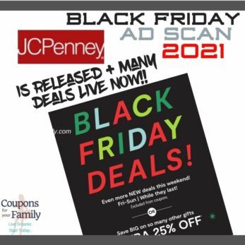 JCPenney Black Friday Ad Scan 2021 &amp; tons of deals LIVE NOW!!!