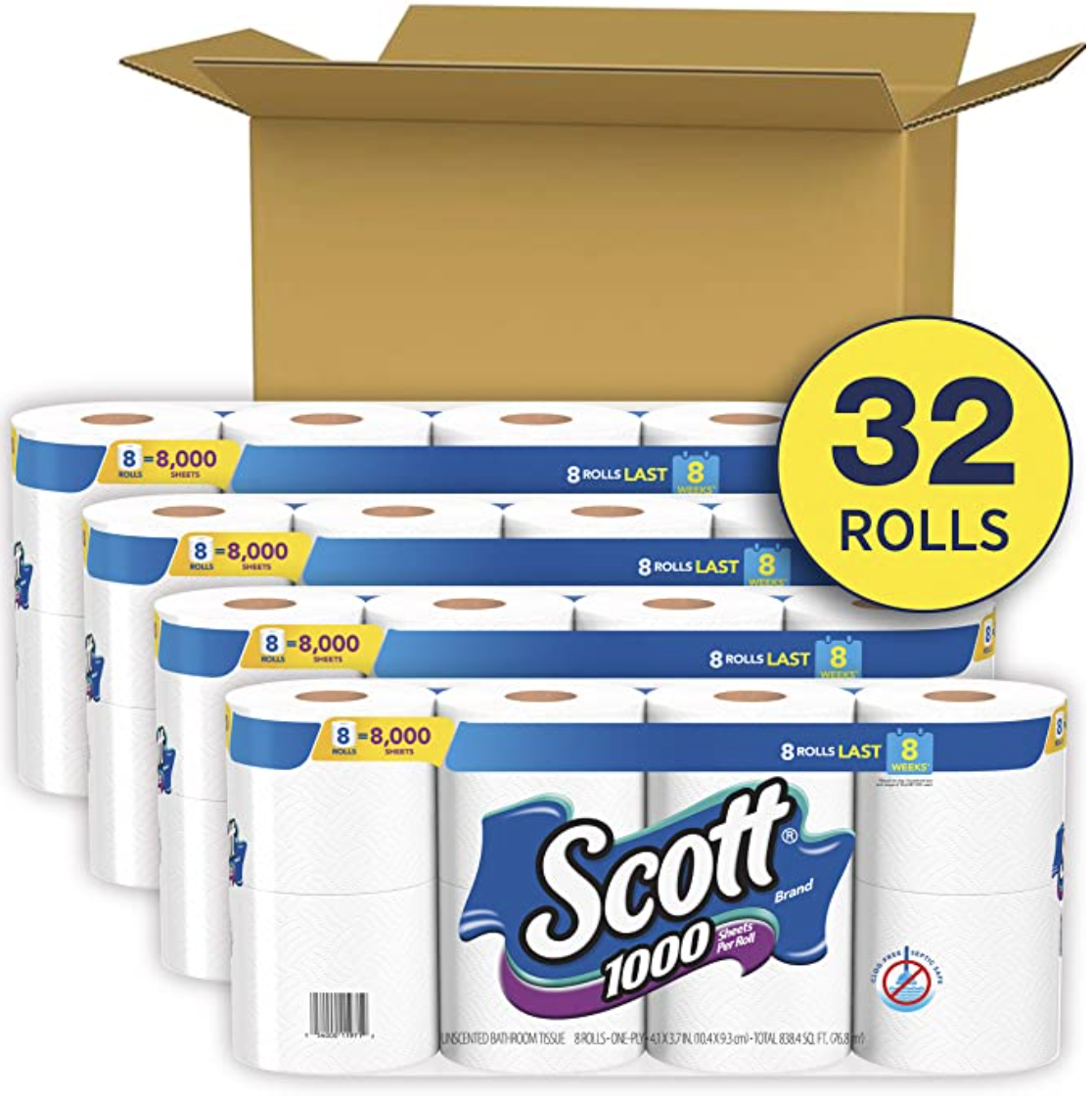 Scott Toilet Paper 1000 Sheets In Stock Online Now As Low As 92 Per