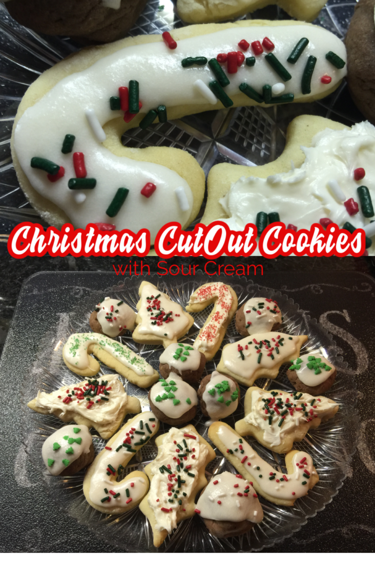Sour Cream Cut Out Sugar Cookie Recipe