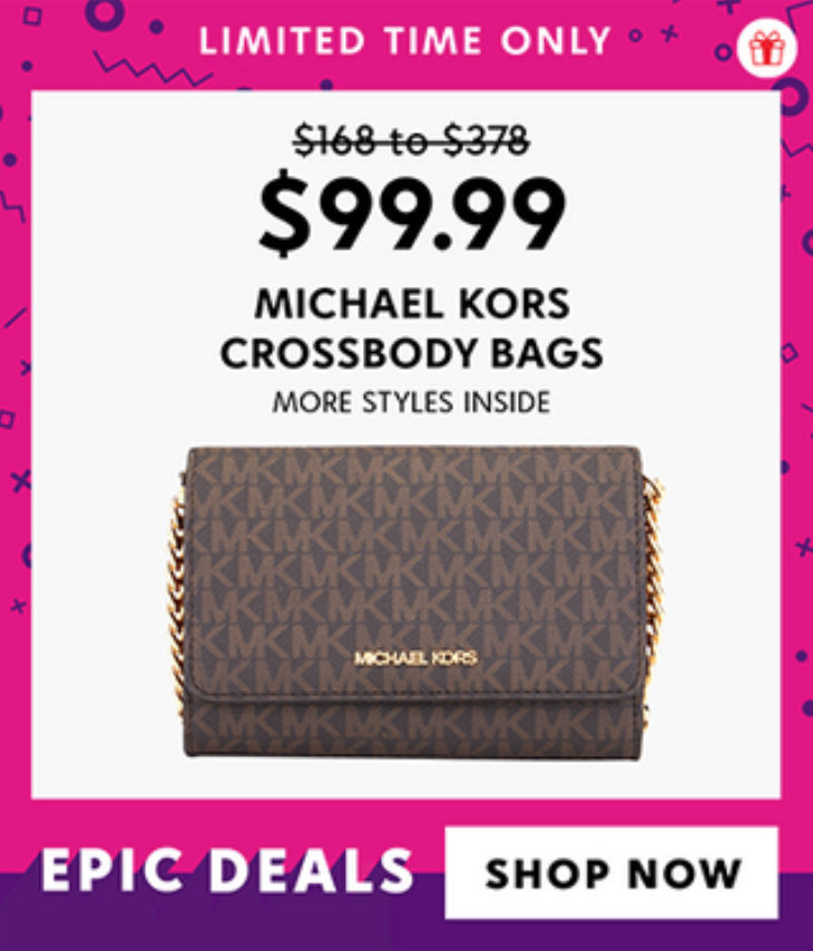 Zulily Coupon Codes FREE SHIPPING  Michael Kors Purses 99 Fleece Boots  under 20  more 