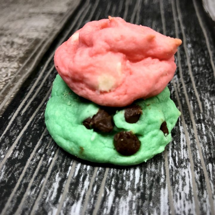 White Cake mix cookies with chocolate chips